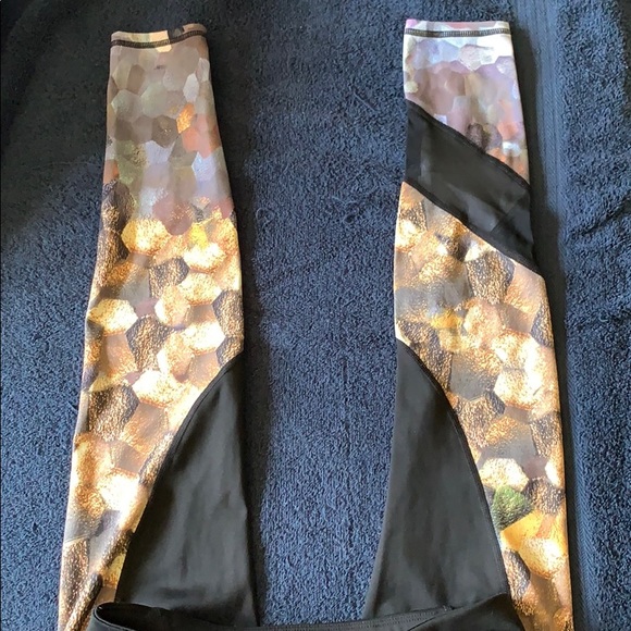 Athleta Multi-Colored Athletic Pants Leggings XXS - Picture 3 of 6